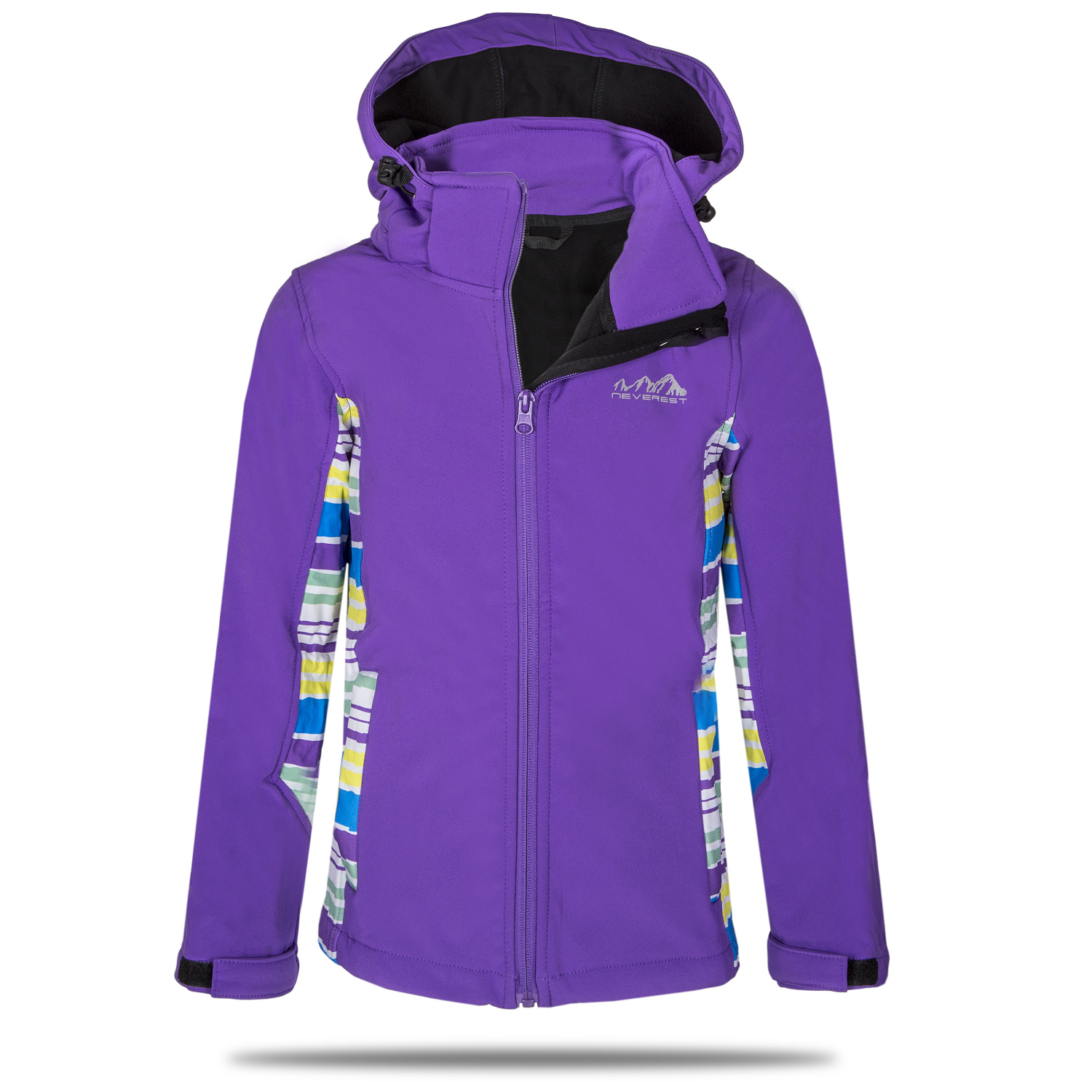 Dívčí softshellová bunda - NEVEREST 42612C , fialová Barva: Fialová, 