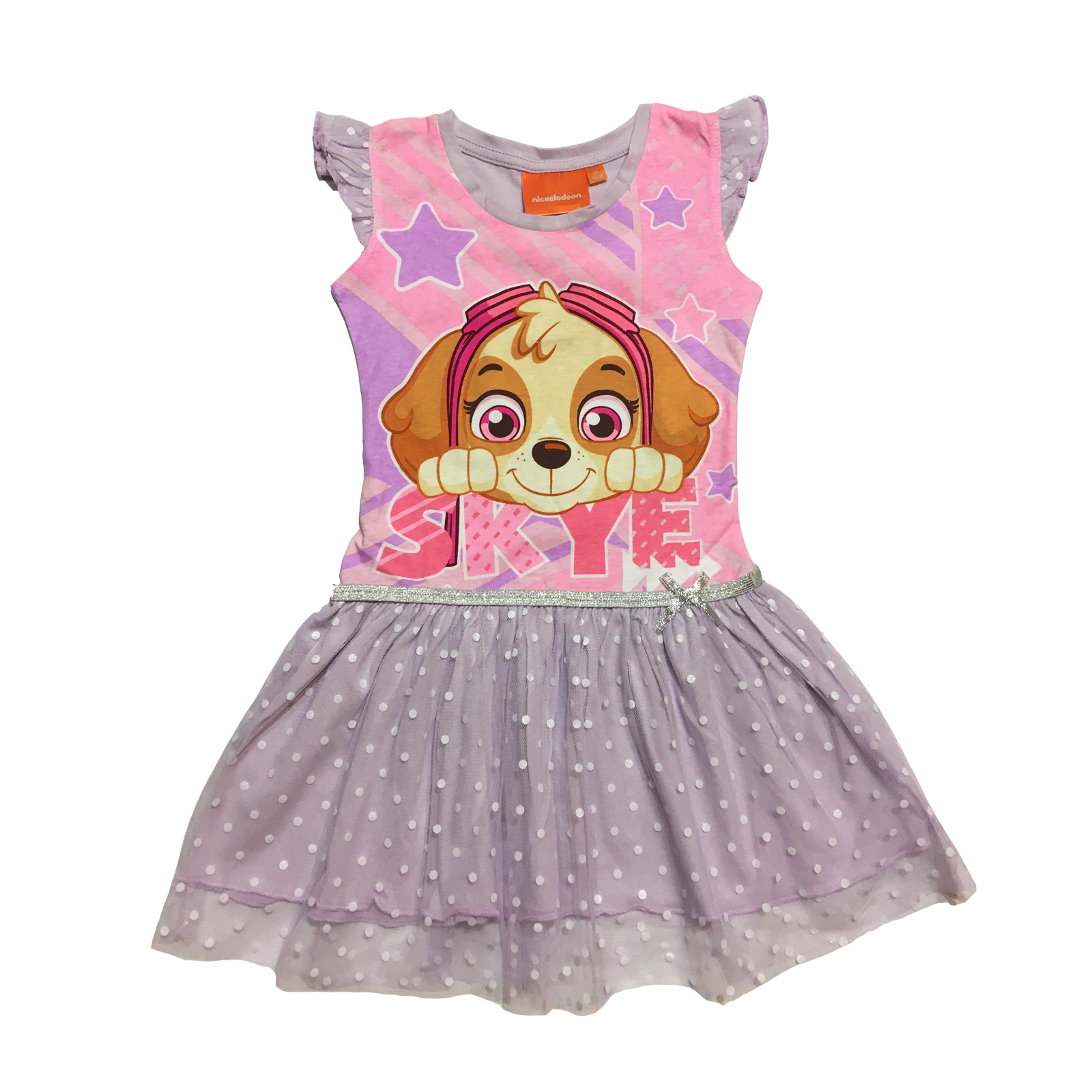 Paw Patrol - Tlapková patrola -Licence Dívčí šaty - SETINO Paw 640-068, fialková Barva: Fialková, Velikost: 98