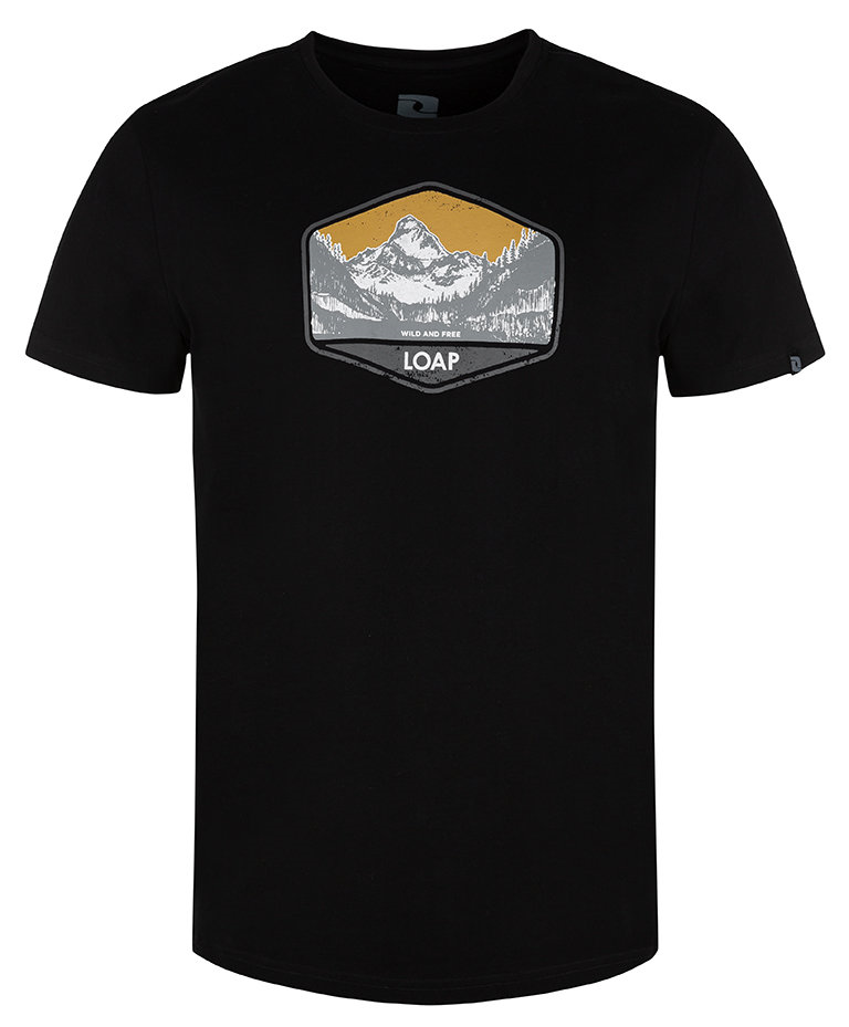 Pánské triko - LOAP Bolter, černá Barva: Černá, Velikost: S