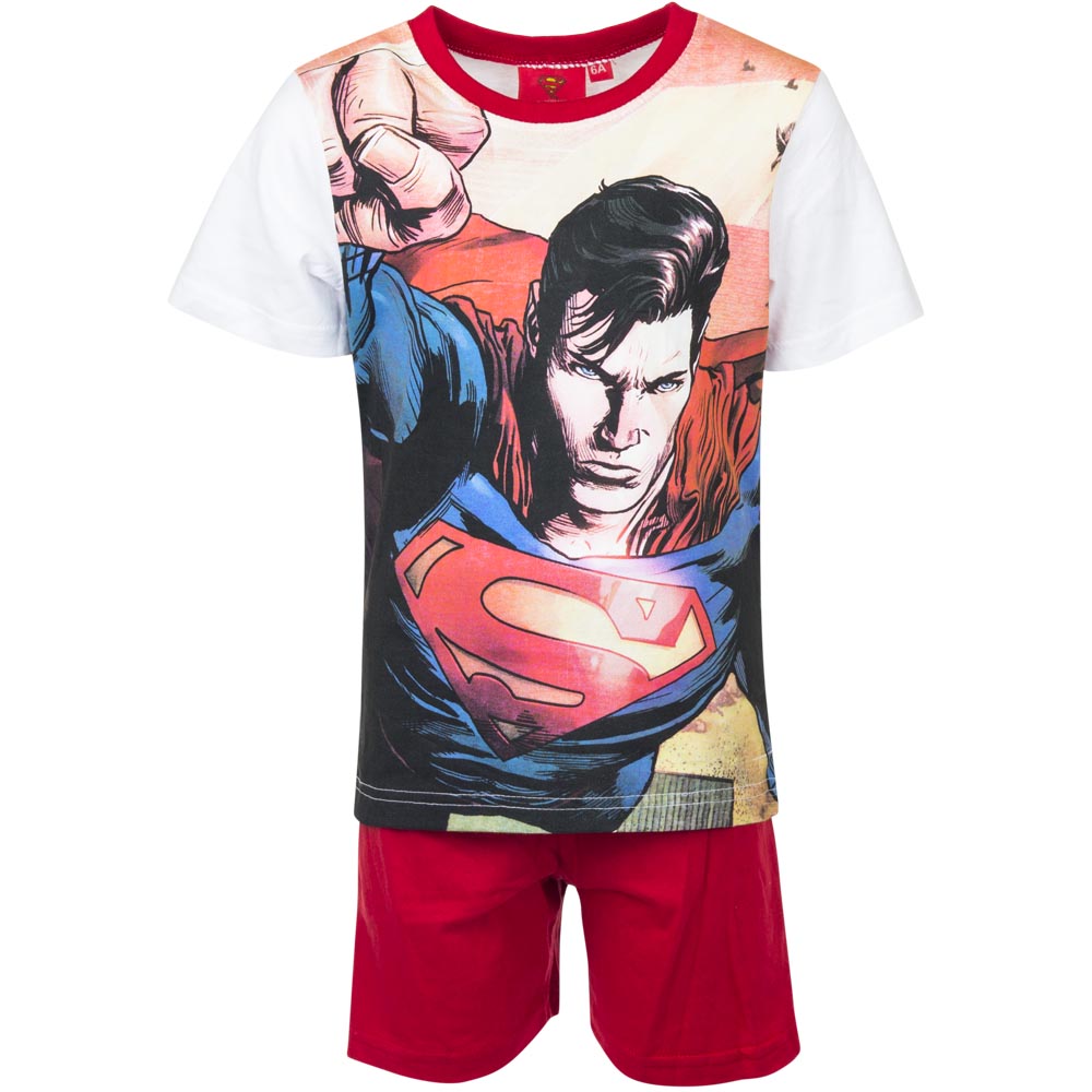 Levně superman-licence Chlapecké pyžamo Superman ER2165, vel. 98-128 Barva: Červená