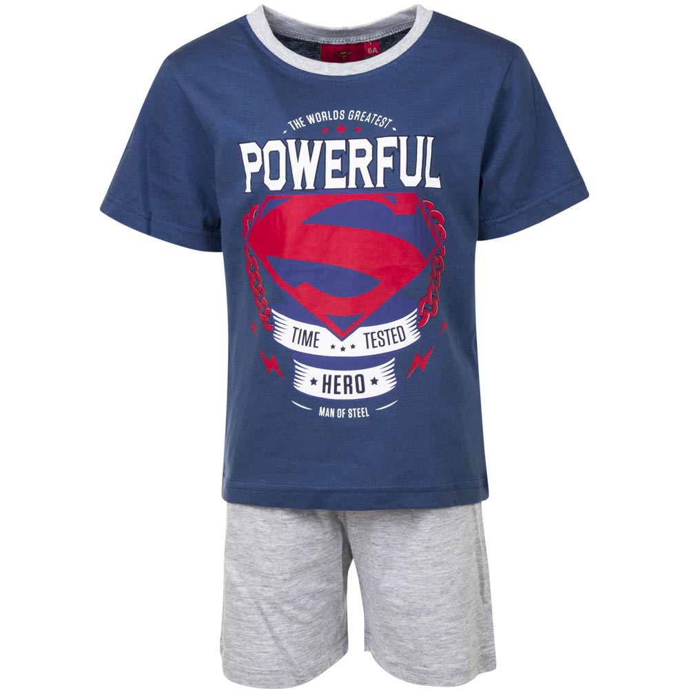 Levně superman-licence Chlapecké pyžamo Superman ER2165, vel. 98-128 Barva: Modrá