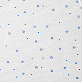 Dámské kalhotky - ANDRIE PS 2817, vel. M-3XL Barva: Bílá- modrá kytička, Velikost: 46/48-XL