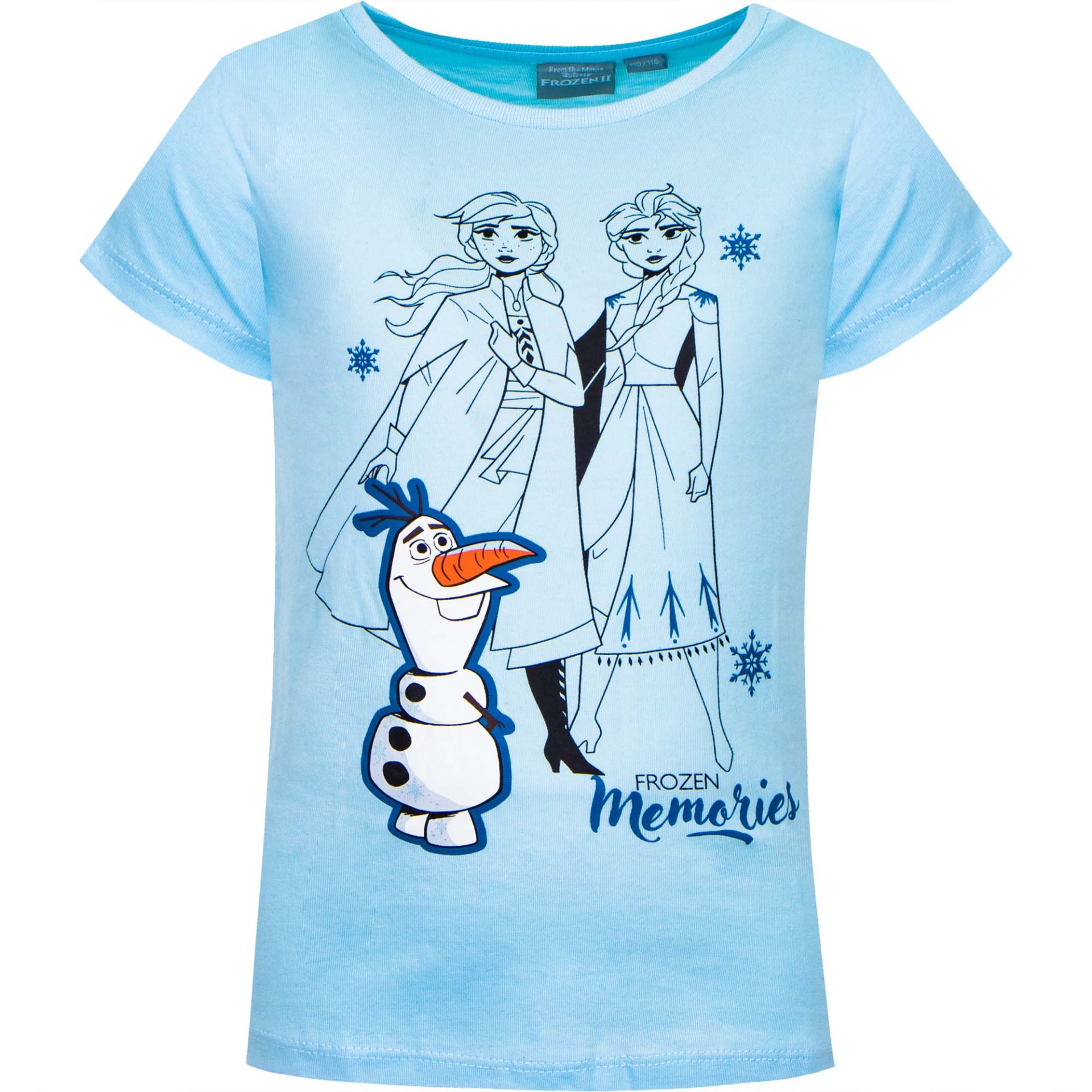 Frozen - Ledové království Dívčí tričko - Frozen FR35673, světle modrá Barva: Modrá světle, Velikost: 92