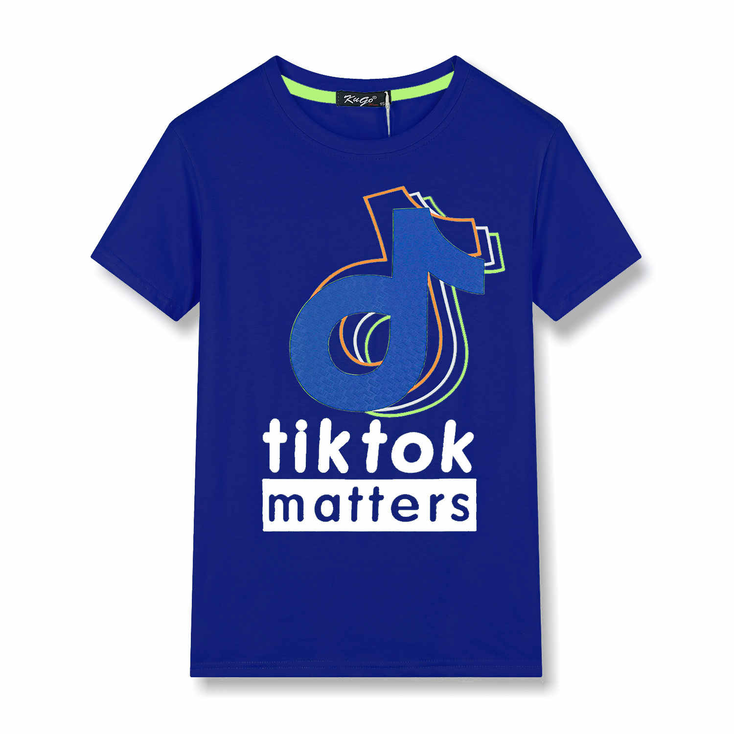 Levně Chlapecké triko - KUGO FC0252, modrá Barva: Modrá
