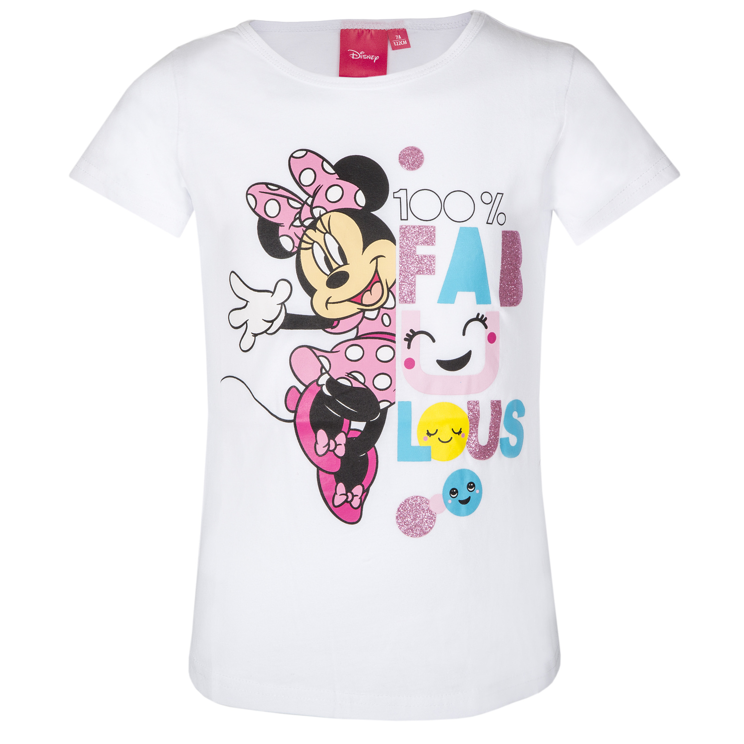 Minnie Mouse - licence Dívčí tričko - Minnie Mouse 201, bílá Barva: Bílá, Velikost: 116
