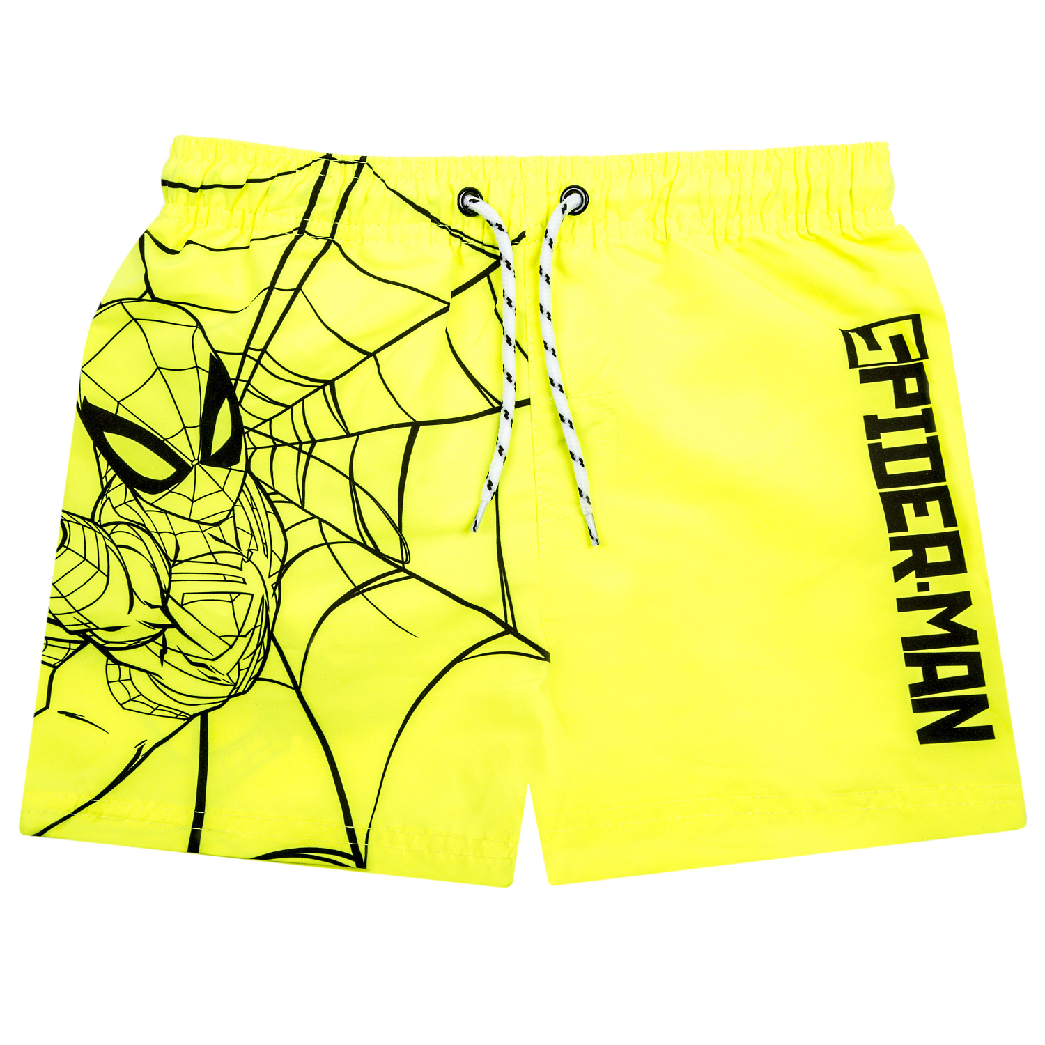 Spider Man - licence Chlapecké koupací kraťasy - Spider-Man UE1883, žlutá Barva: Žlutá, Velikost: 98