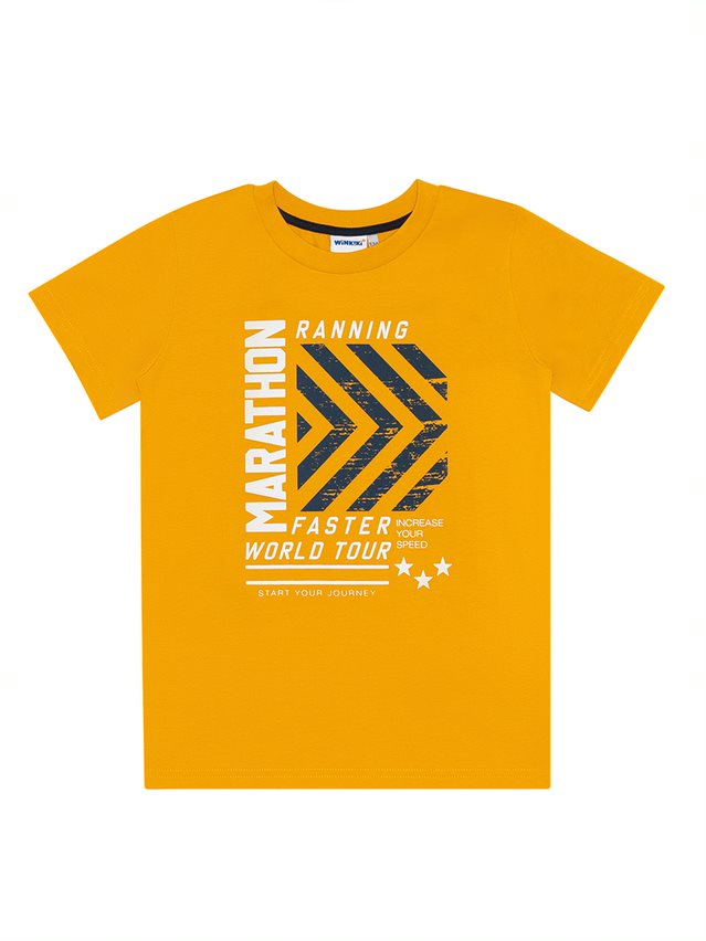Chlapecké triko - Winkiki WJB 11010, žlutá Barva: Žlutá, Velikost: 152