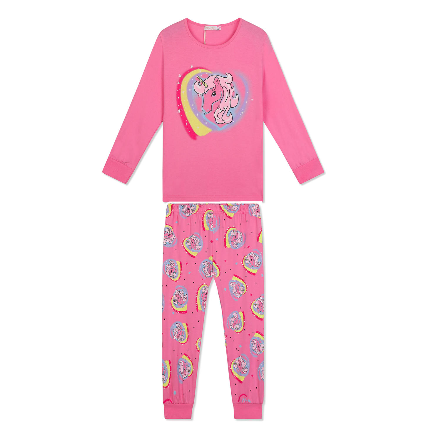 Levně Dívčí pyžamo - KUGO MP1509, růžová světle Barva: Růžová světlejší