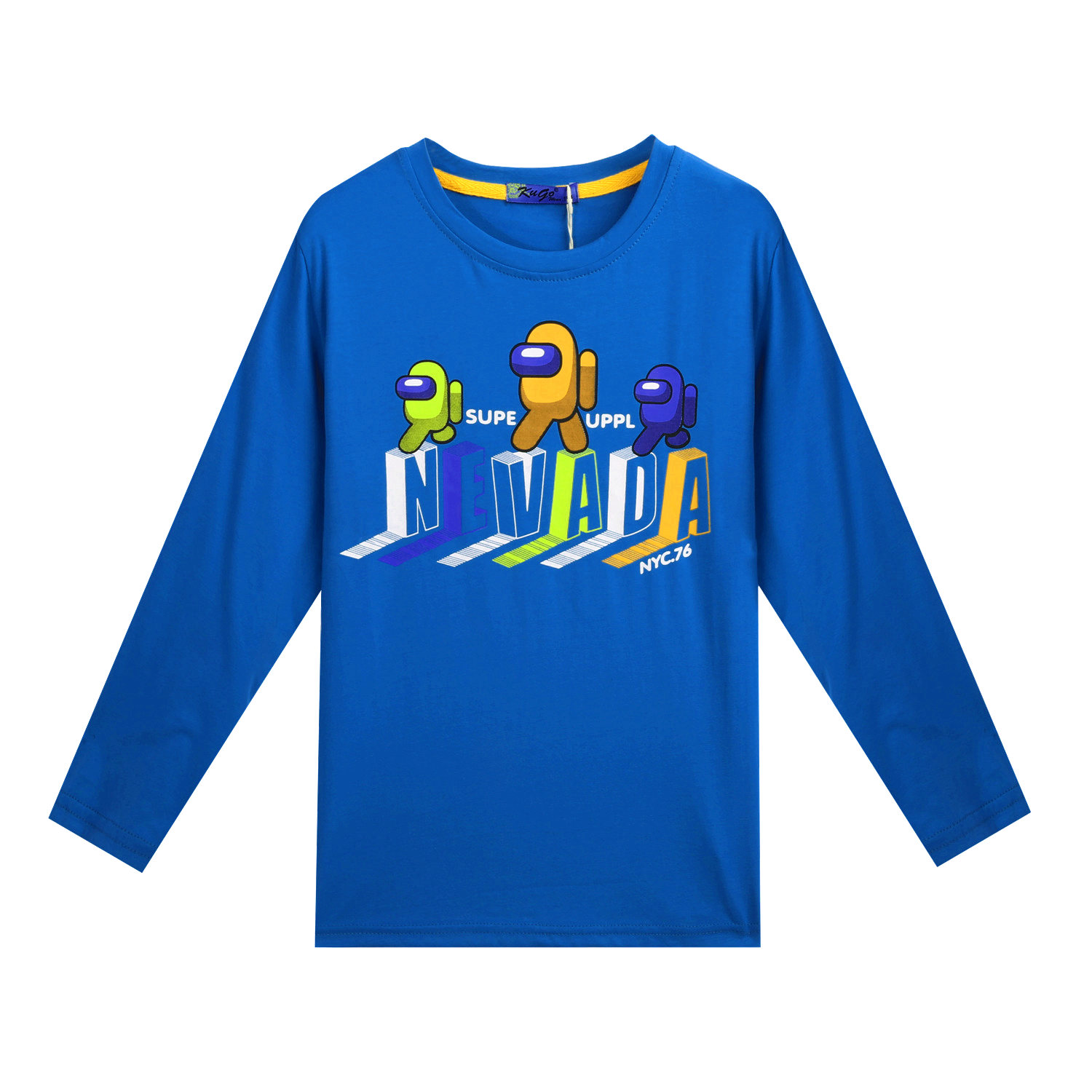 Chlapecké triko - KUGO HC0644, modrá Barva: Modrá, Velikost: 116