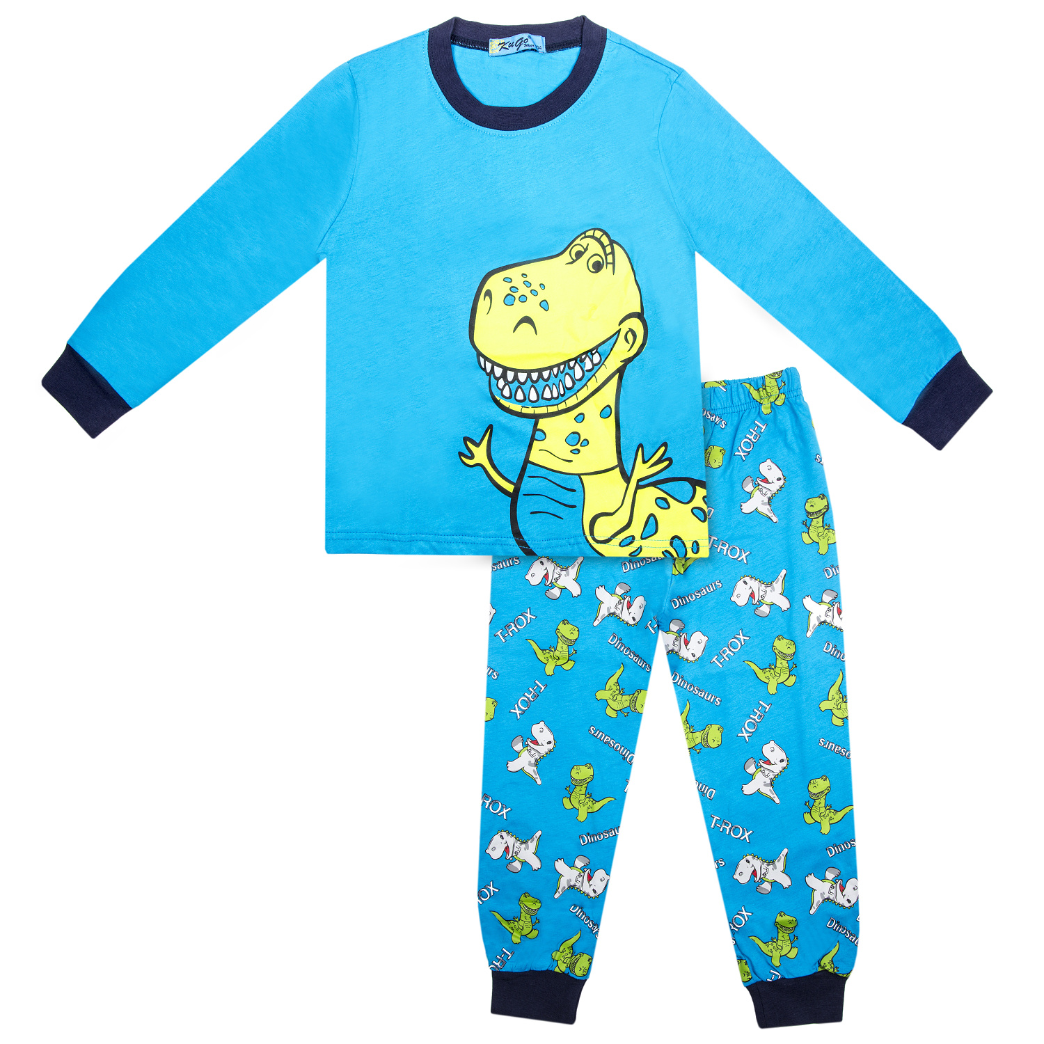 Chlapecké pyžamo - KUGO MP1516, tyrkysová Barva: Tyrkysová, Velikost: 80