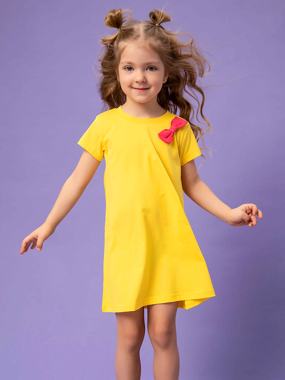 Dívčí šaty - WINKIKI WKG 01808, žlutá Barva: Žlutá, Velikost: 104