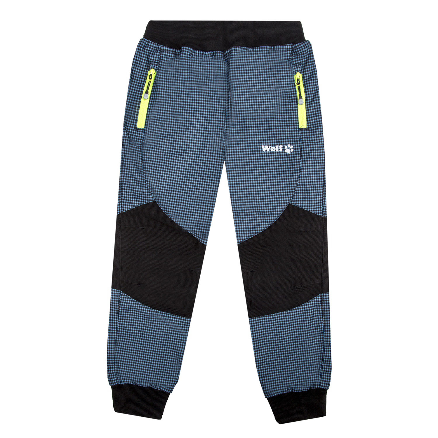 Chlapecké outdoorové kalhoty - Wolf T2251, petrol / signální zipy Barva: Petrol, Velikost: 98