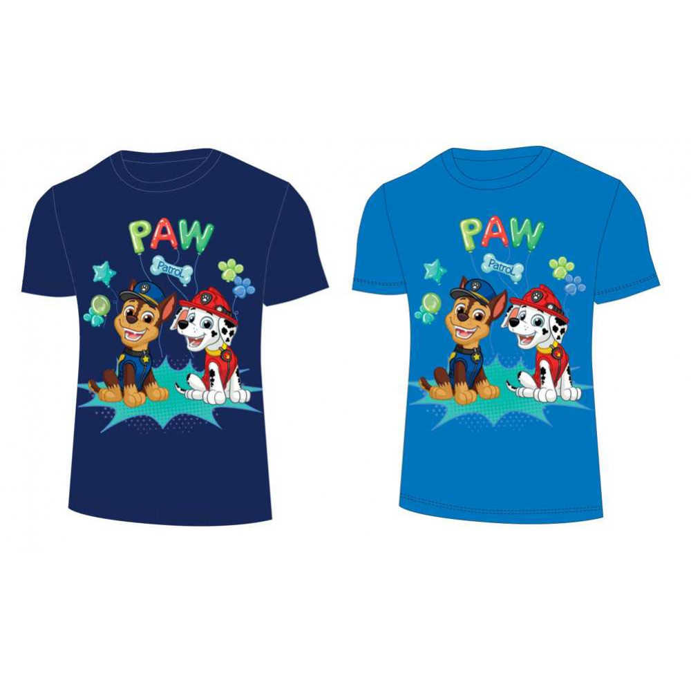 Levně Paw Patrol - Tlapková patrola -Licence Chlapecké tričko - Paw Patrol PAW - 248, světle modrá Barva: Modrá