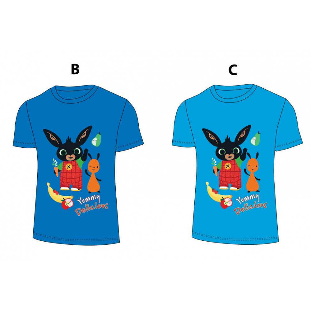 Levně Králíček bing- licence Chlapecké tričko - Králíček Bing 962 - 658, světlejší modrá Barva: Modrá