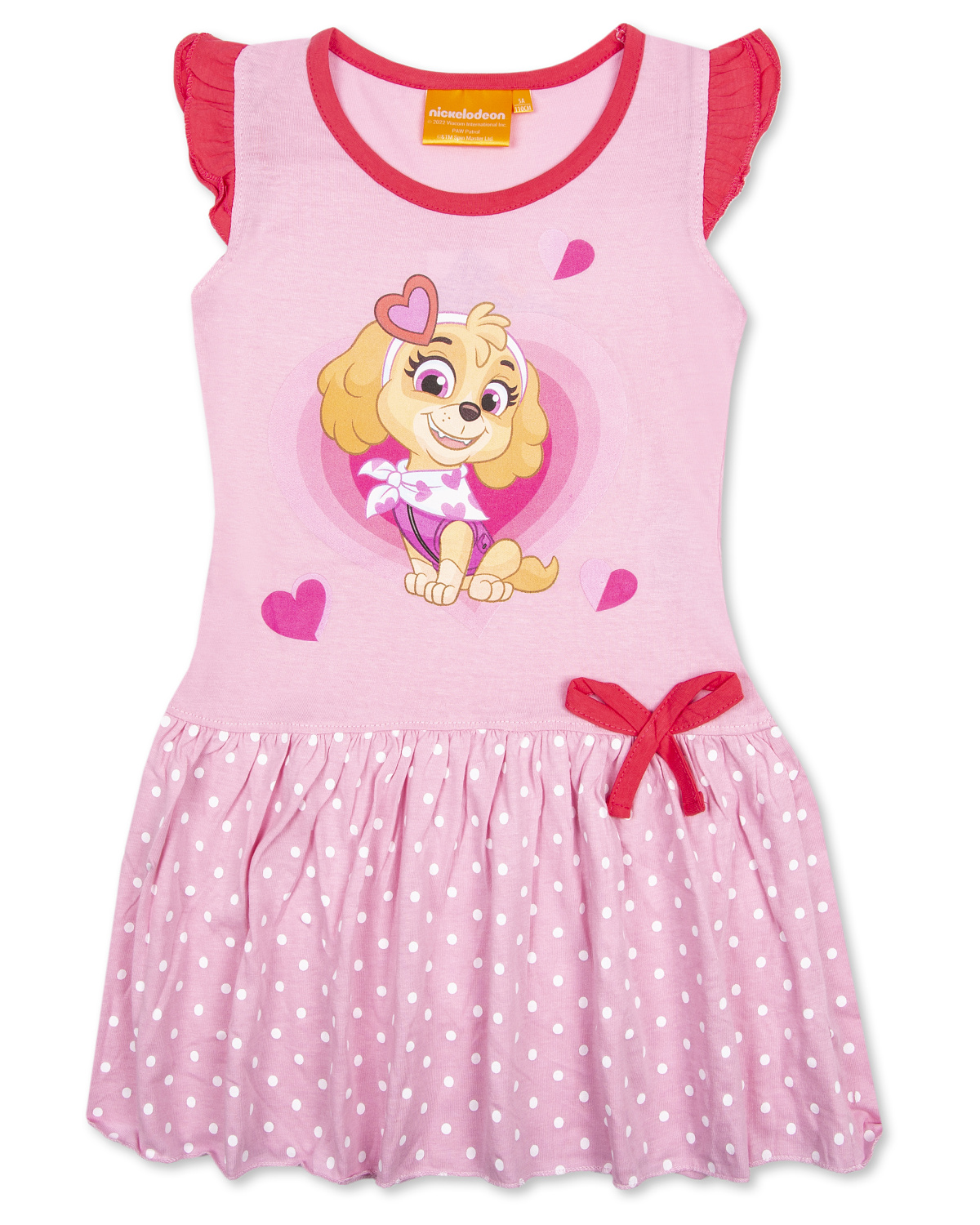 Paw Patrol - Tlapková patrola -Licence Dívčí šaty - Paw Patrol 20, světle růžová Barva: Růžová, Velikost: 98