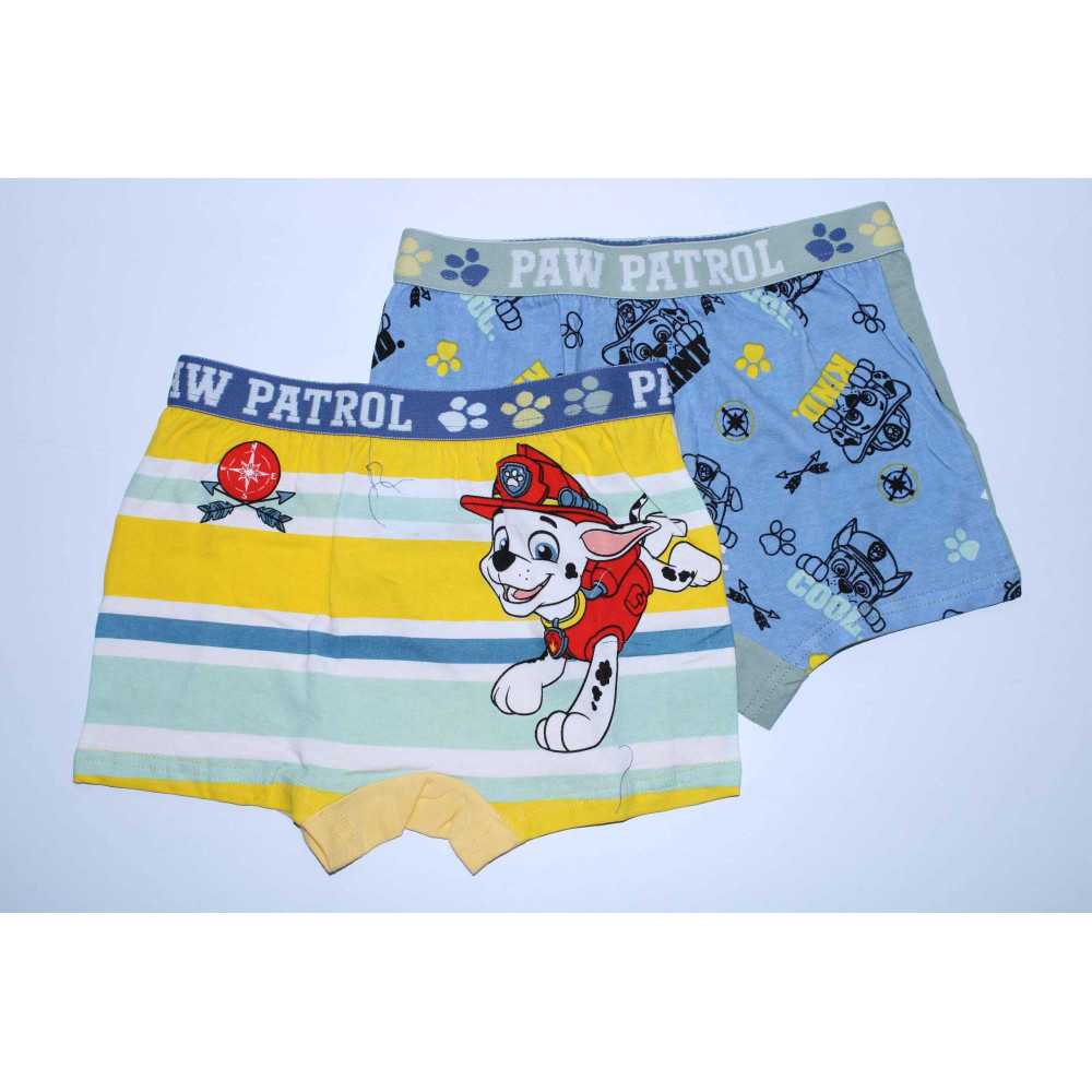 Paw Patrol - Tlapková patrola -Licence Chlapecké boxerky - Paw Patrol EV3010, vzor 2 Barva: Modrá, Velikost: 4-5 let