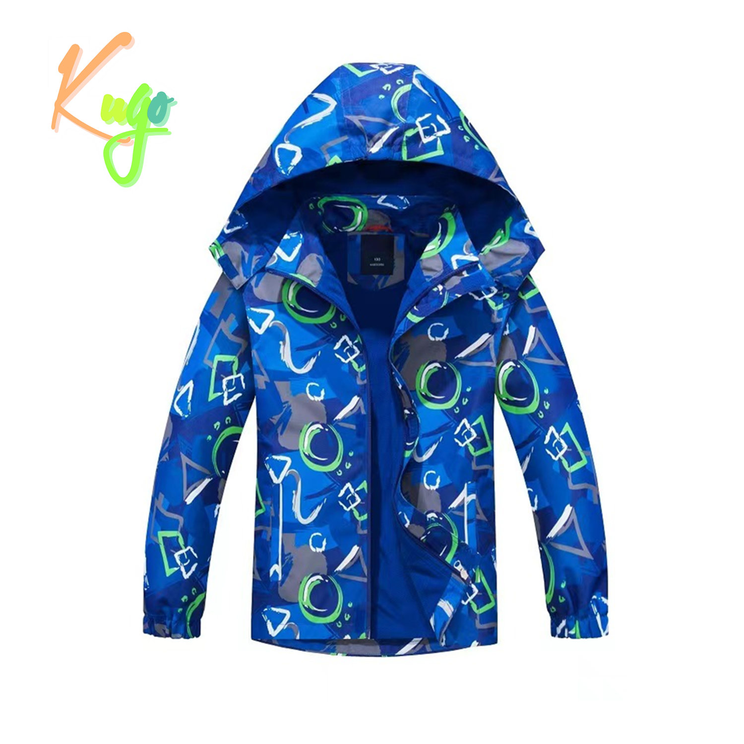 Levně Chlapecká jarní, podzimní bunda, zateplená - KUGO B2836a, modrá Barva: Modrá