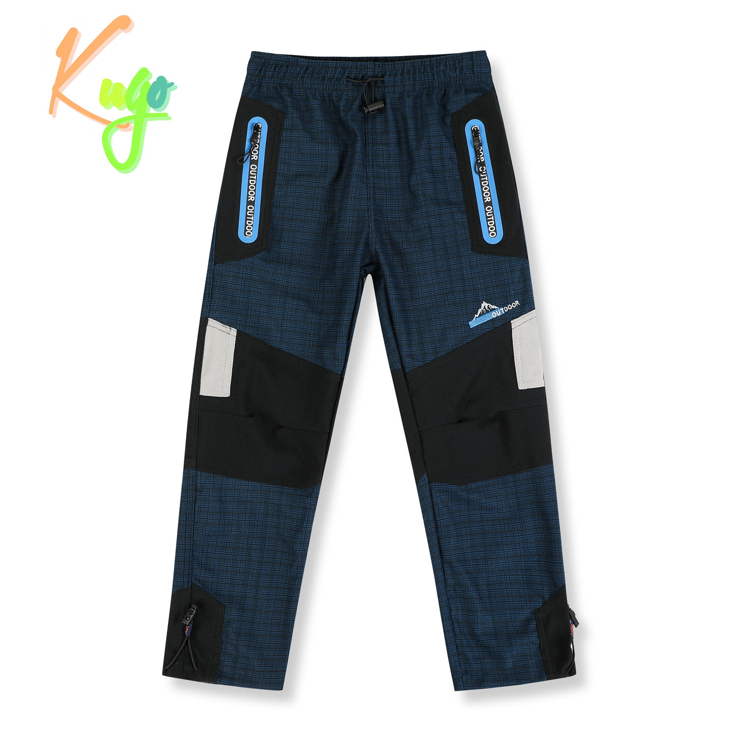 Chlapecké outdoorové kalhoty - KUGO G9781, modrá Barva: Modrá, Velikost: 104