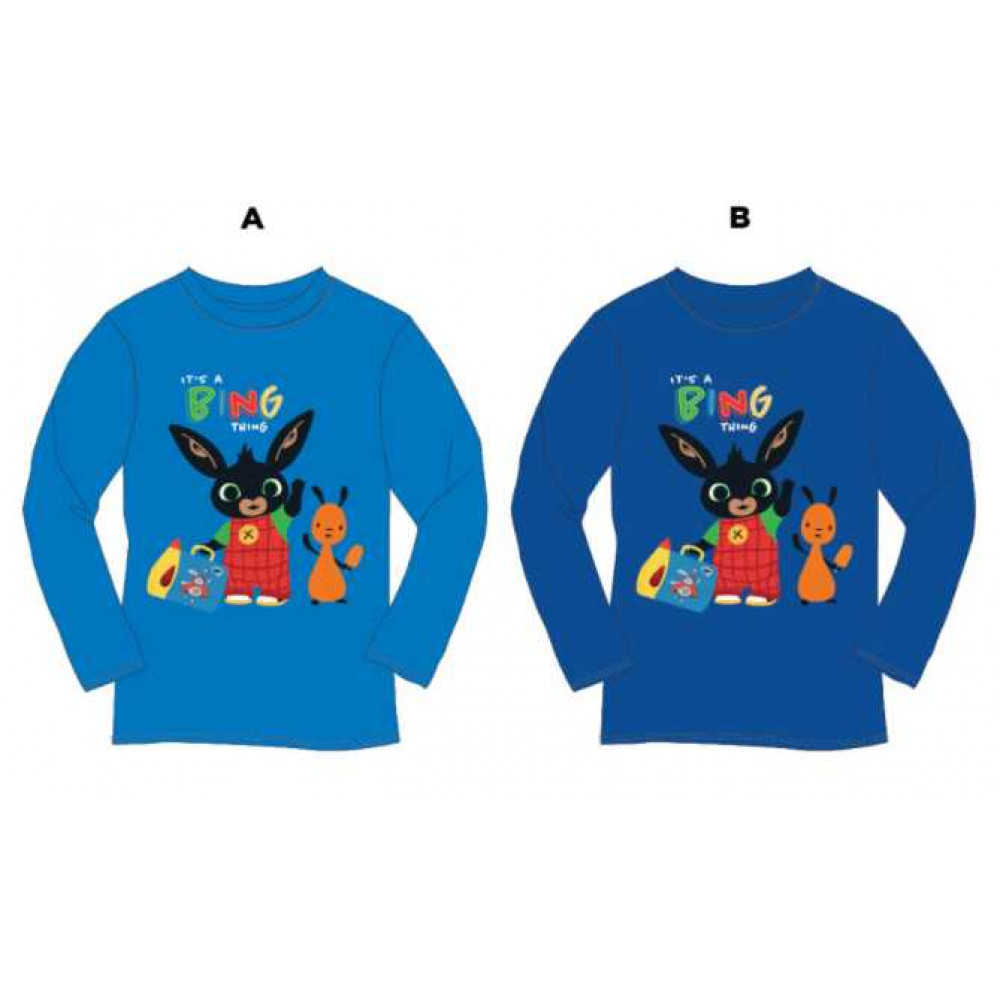 Levně Králíček bing- licence Chlapecké tričko - Králíček Bing 962 - 663, světlejší modrá Barva: Modrá světle