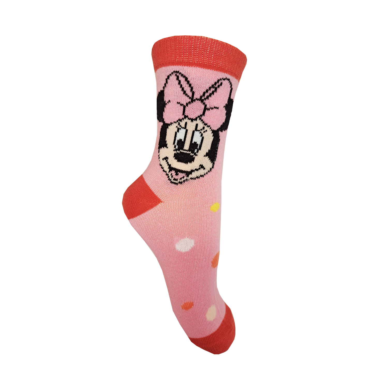 Levně Minnie Mouse - licence Dívčí ponožky - Minnie Mouse 99, růžová Barva: Růžová