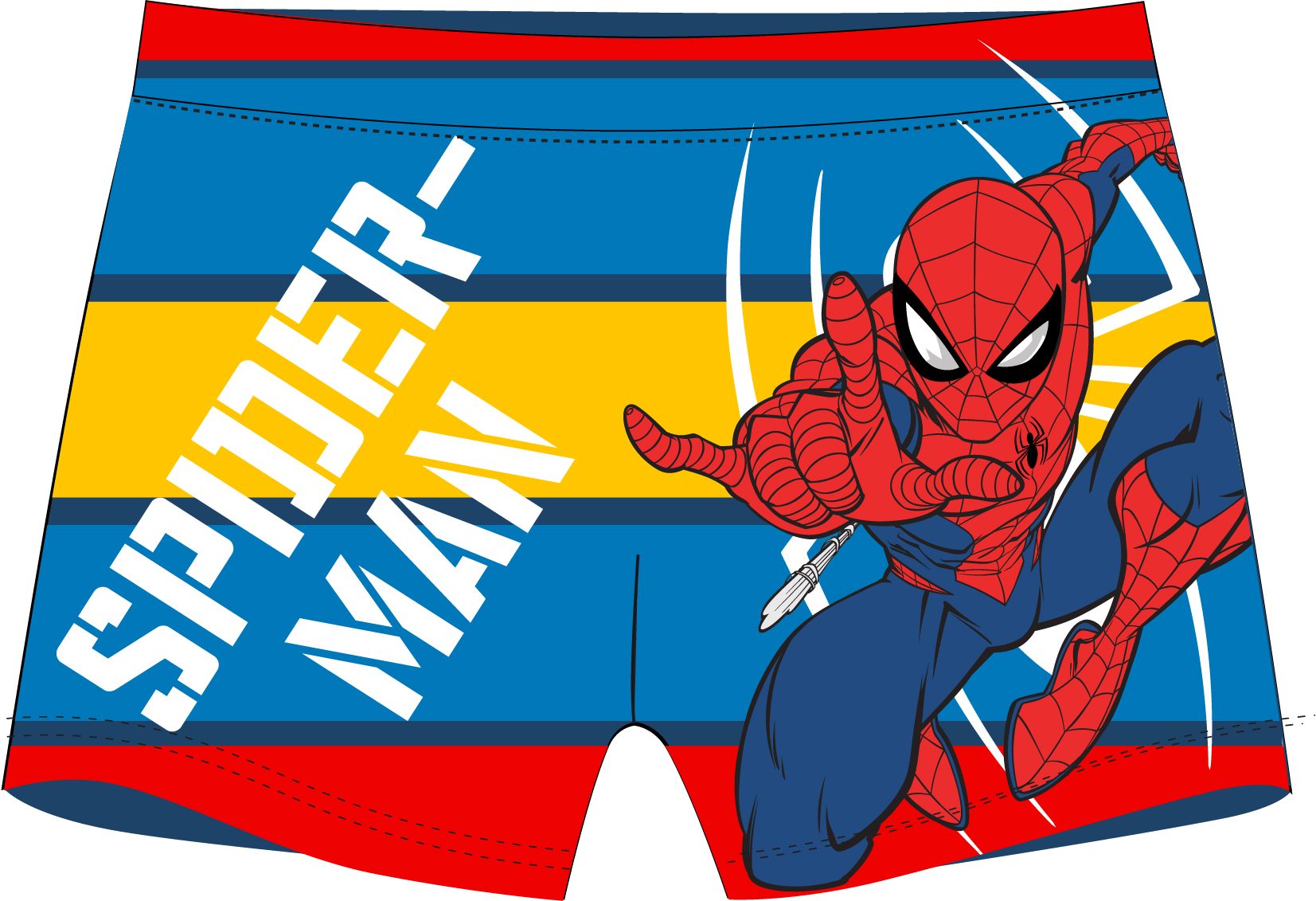 Spider Man - licence Chlapecké koupací boxerky - Spider-Man 52441421, mix barev Barva: Mix barev, Velikost: 116-122