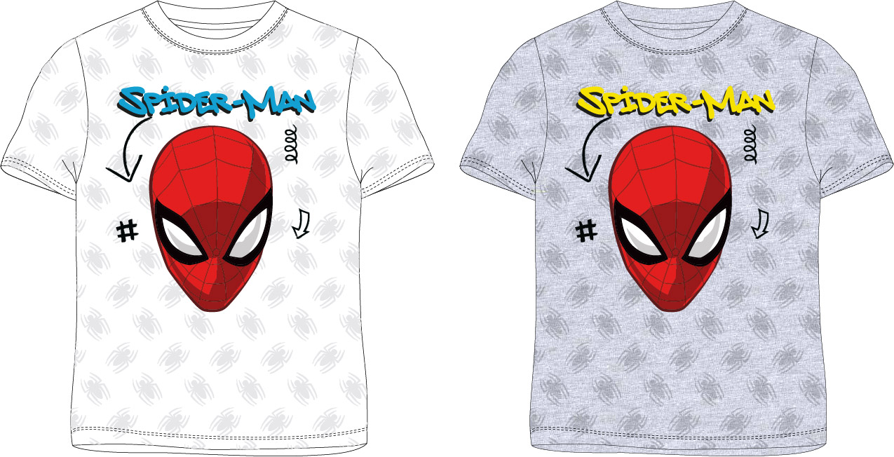 Spider Man - licence Chlapecké tričko - Spider-Man 52021440, šedý melír Barva: Šedá, Velikost: 104
