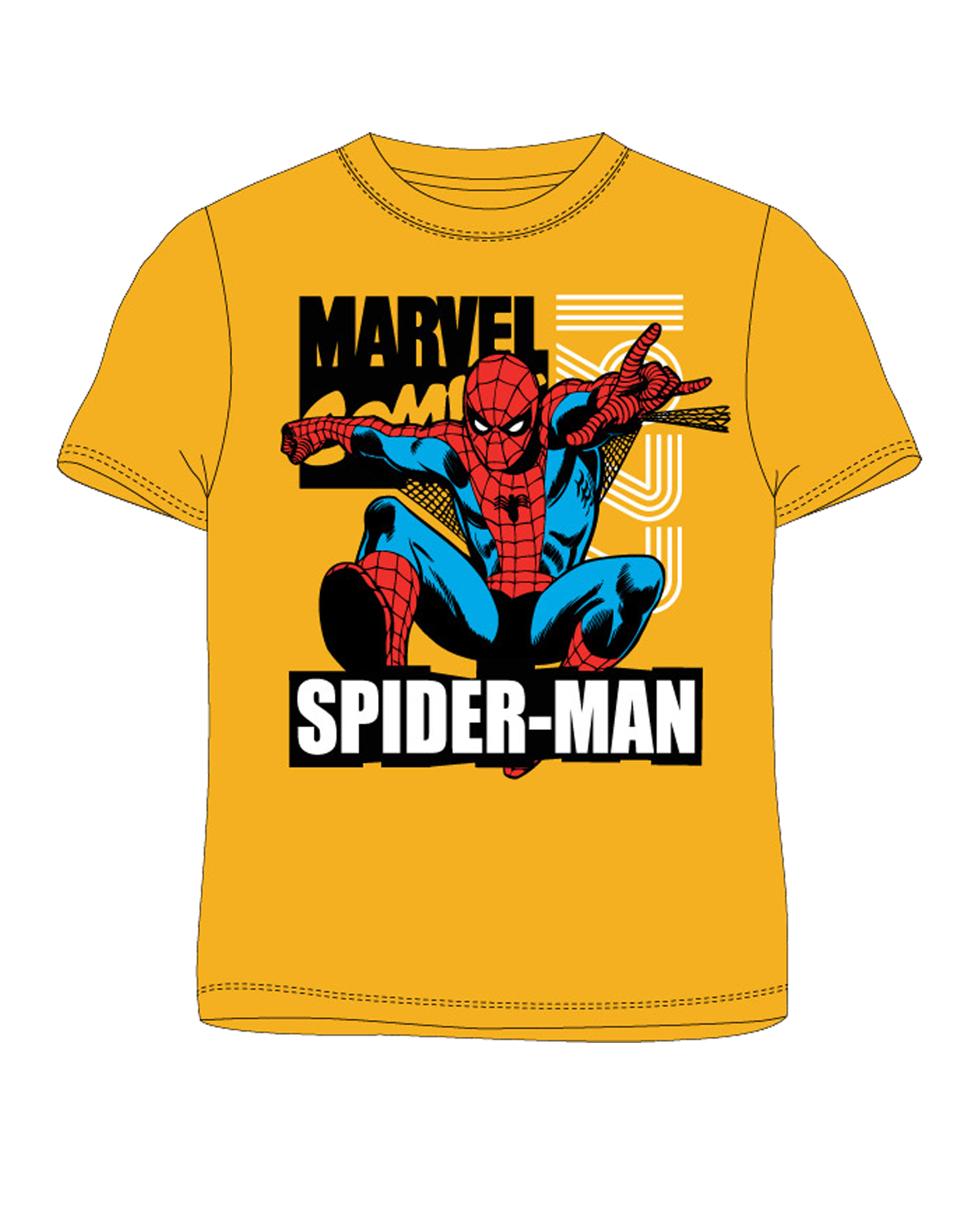 Spider Man - licence Chlapecké tričko - Spider-Man 52021447, žlutá Barva: Žlutá, Velikost: 110
