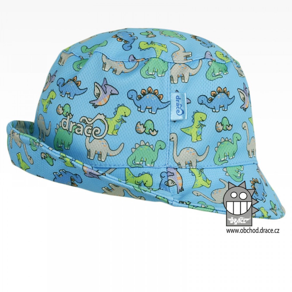 Funkční letní klobouk Dráče - Florida 20, světle modrá, dino Barva: Modrá, Velikost: 54-56