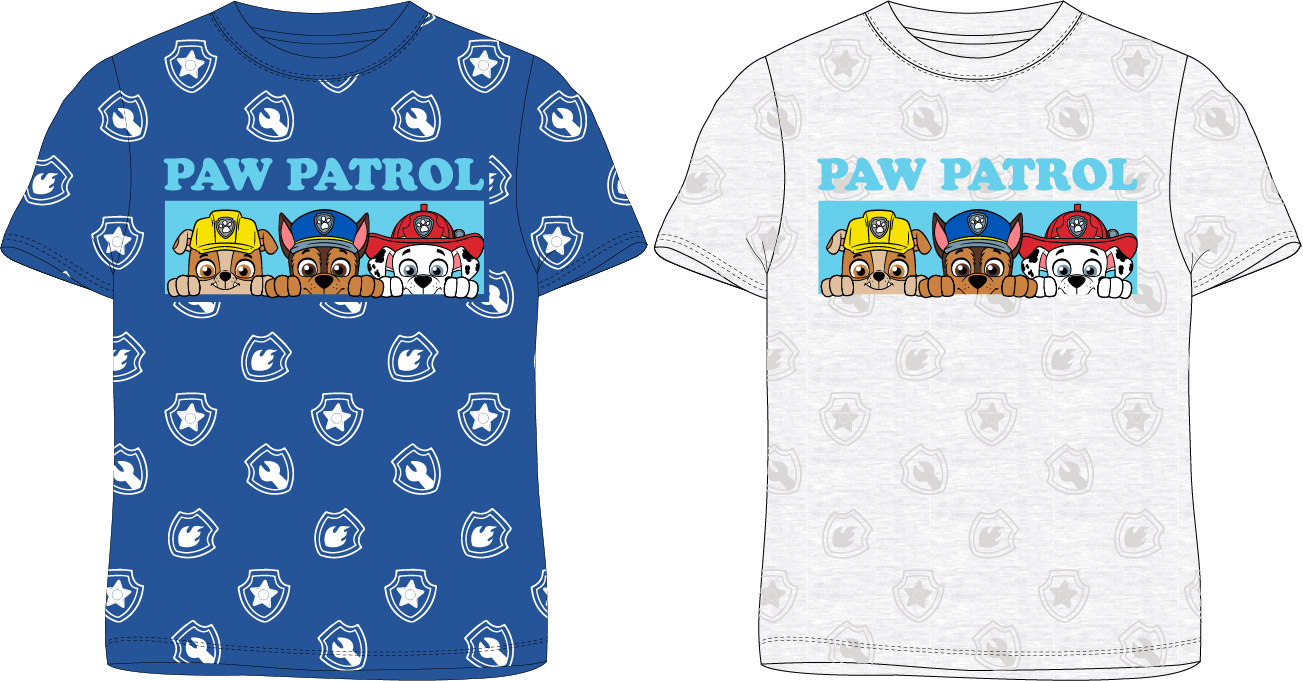 Paw Patrol - Tlapková patrola -Licence Chlapecké tričko - Paw Patrol 52022262, šedý melír Barva: Šedá, Velikost: 116
