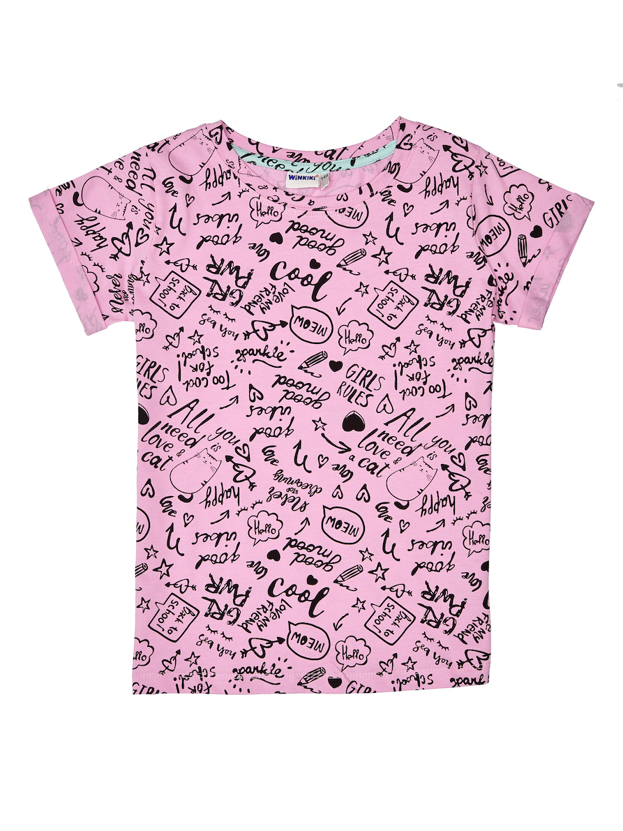 Dívčí tričko - Winkiki WJG 92583, růžová Barva: Růžová, Velikost: 146