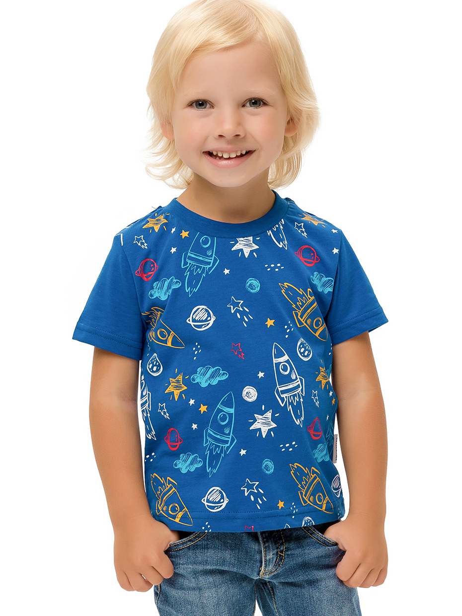 Chlapecké tričko - Winkiki WKB 92568, modrá Barva: Modrá, Velikost: 104