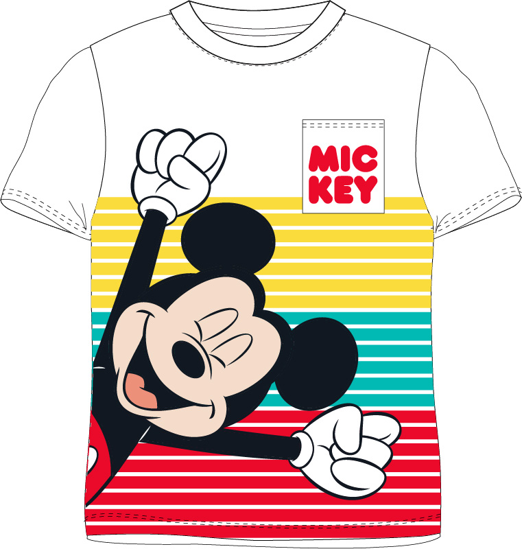 Levně Mickey Mouse - licence Chlapecké tričko - Mickey Mouse 52029503, bílá Barva: Bílá