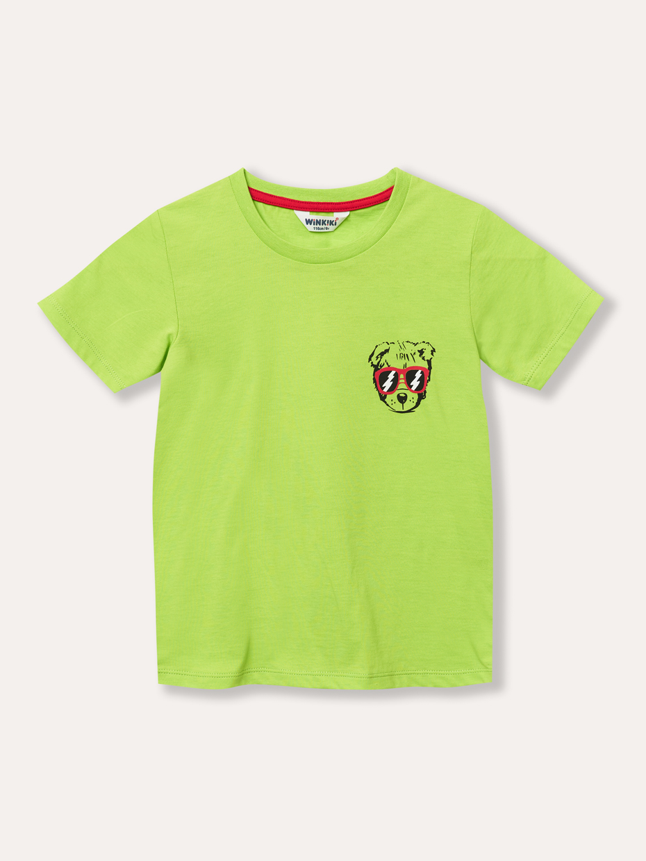 Chlapecké tričko - Winkiki WKB 31123, zelinkavá Barva: Zelená, Velikost: 98
