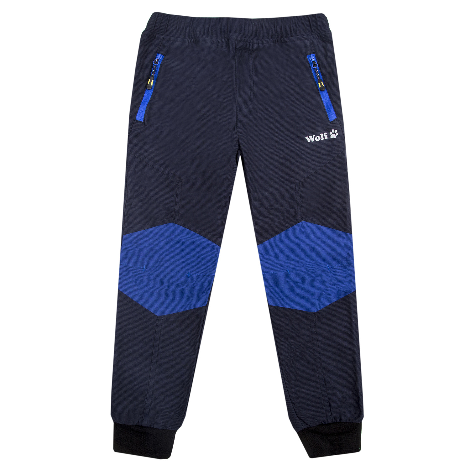 Chlapecké outdoorové kalhoty - Wolf T2353, tmavě modrá Barva: Modrá tmavě, Velikost: 122