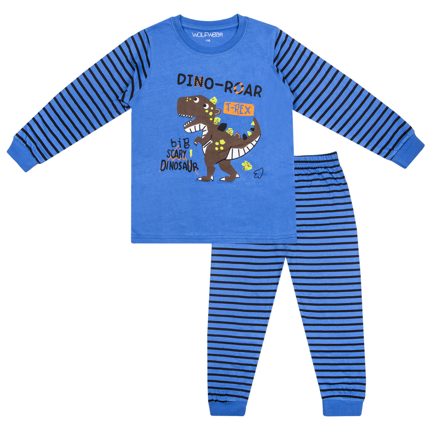 Levně Chlapecké pyžamo - Wolf S2355, modrá Barva: Modrá