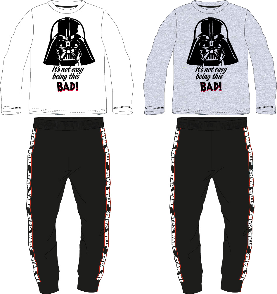 Star-Wars licence Chlapecké pyžamo - Star Wars 52049850, bílá / černá Barva: Bílá, Velikost: 140