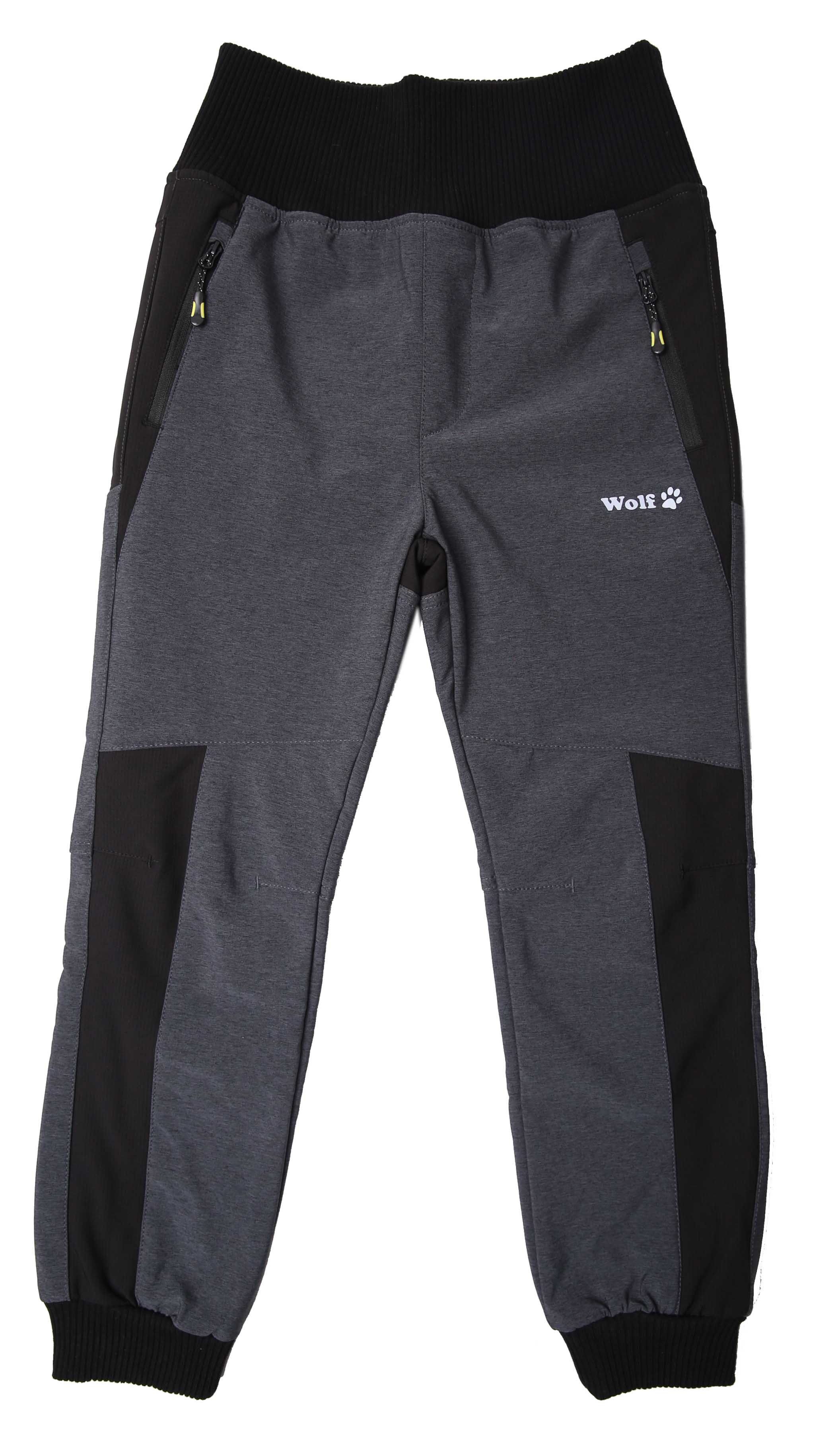 Chlapecké softshellové kalhoty, zateplené - Wolf B2399, šedá Barva: Šedá, Velikost: 98