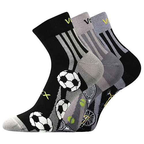 Pánské ponožky VoXX - Abras, černá, šedá Barva: Mix barev, Velikost: 39-42