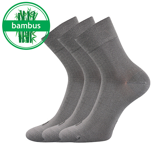 Levně Bambusové ponožky Lonka - Demi, světle šedá Barva: Šedá