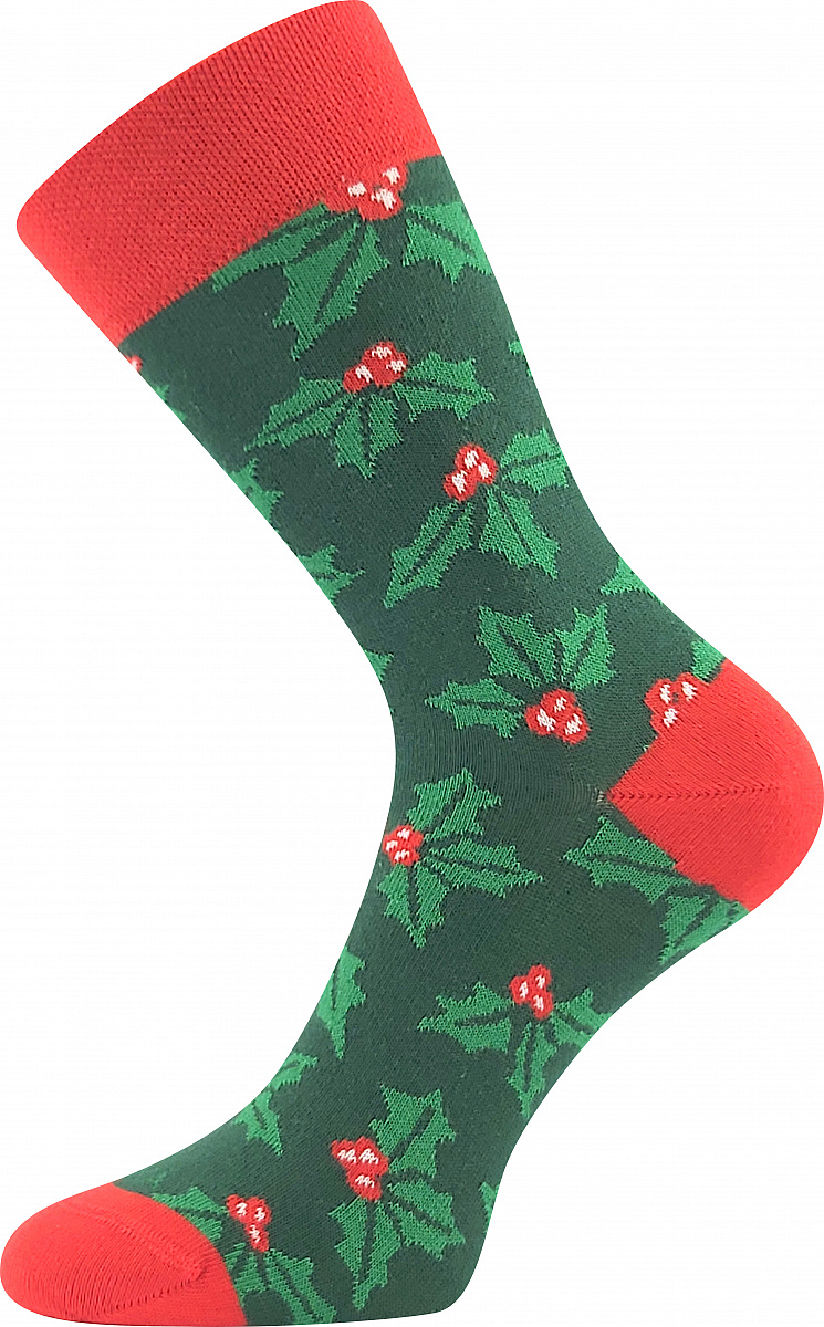 Dámské, pánské ponožky Lonka - Damerry, cesmína, zelená Barva: Zelená, Velikost: 35-38