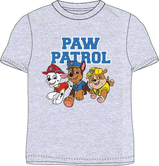 Paw Patrol - Tlapková patrola -Licence Chlapecké tričko - Paw Patrol 52021264, šedá Barva: Šedá, Velikost: 92