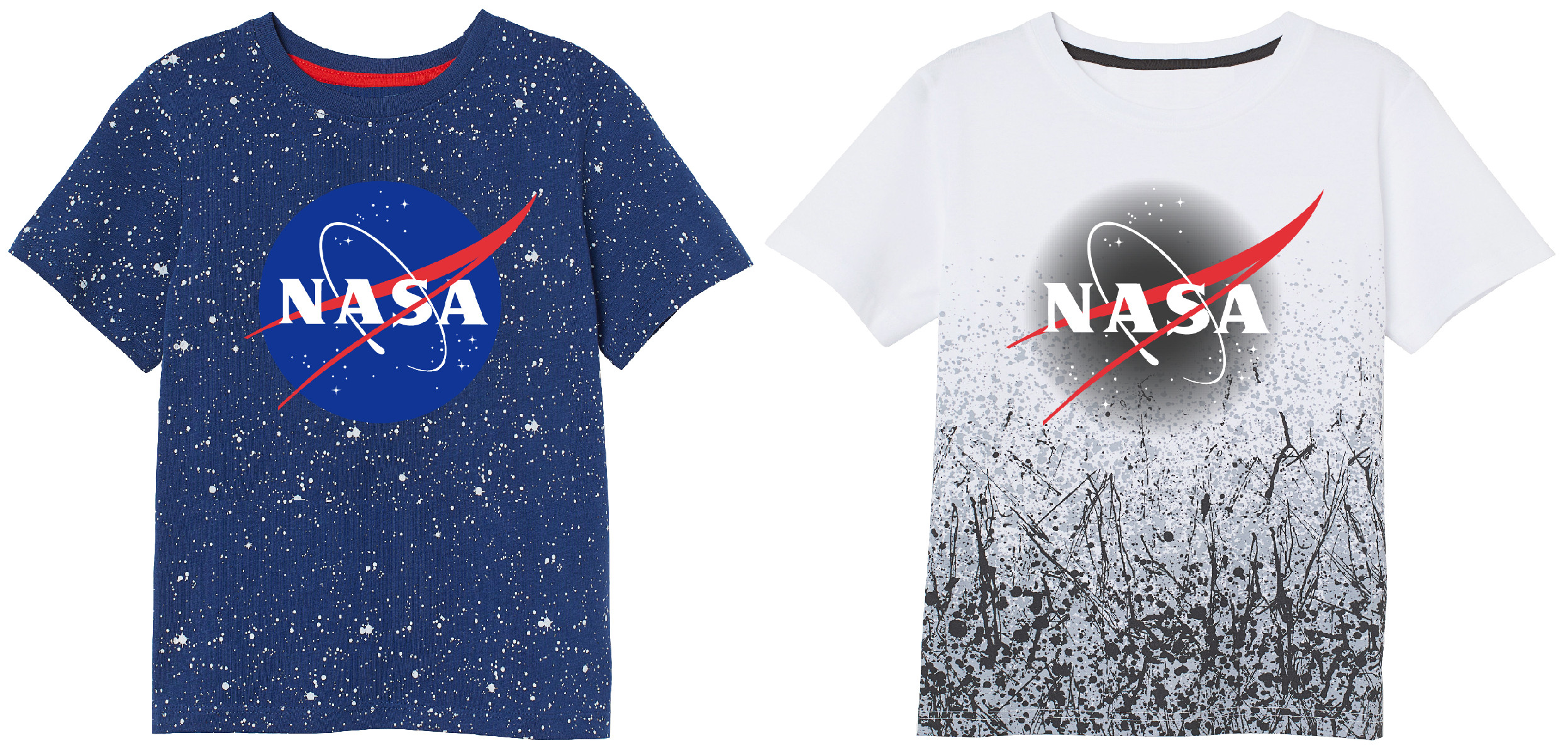 Levně Nasa - licence Chlapecké tričko - NASA 5202172, tmavě modrá Barva: Modrá tmavě