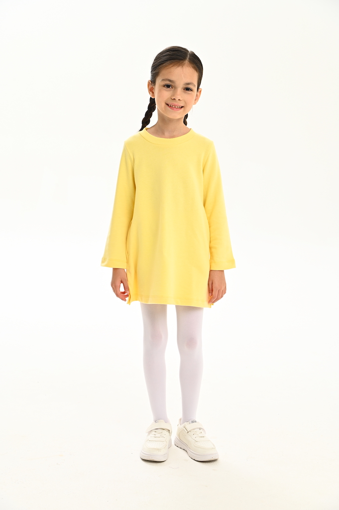 Dívčí šaty - Winkiki WKG 33406, žlutá Barva: Žlutá, Velikost: 116