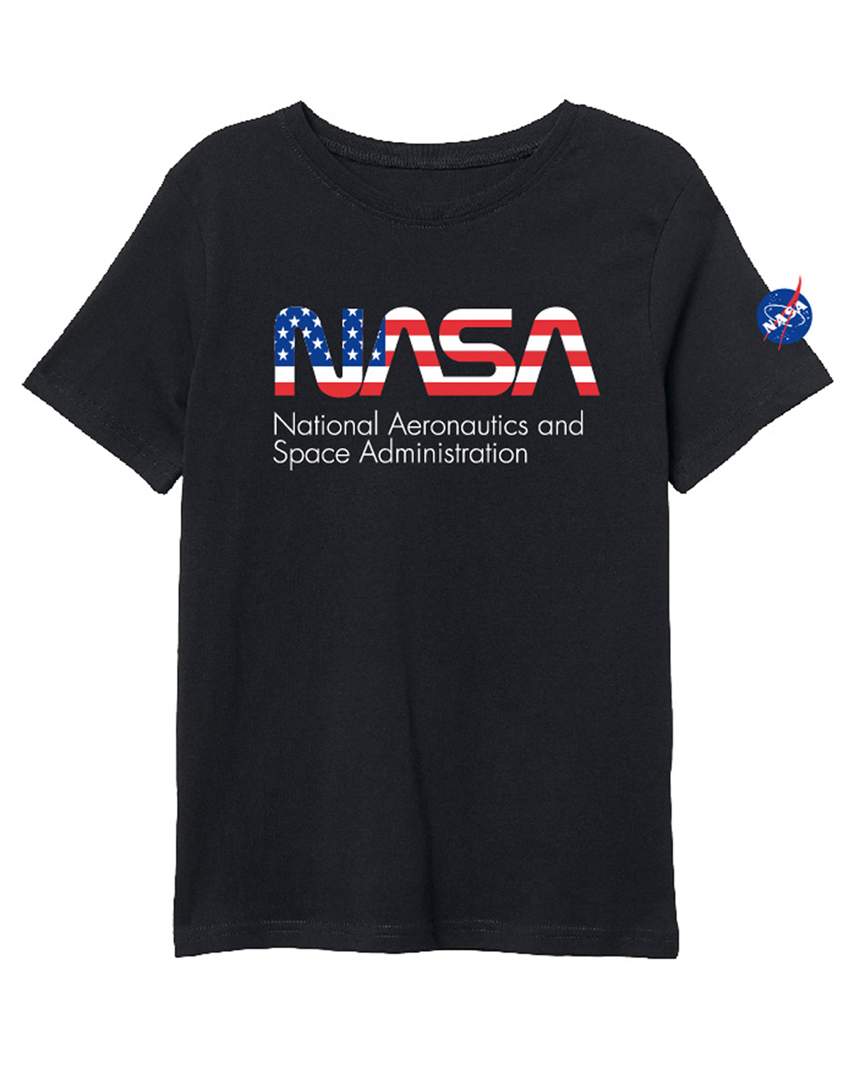 Levně Nasa - licence Chlapecké tričko - NASA 5202135, černá Barva: Černá