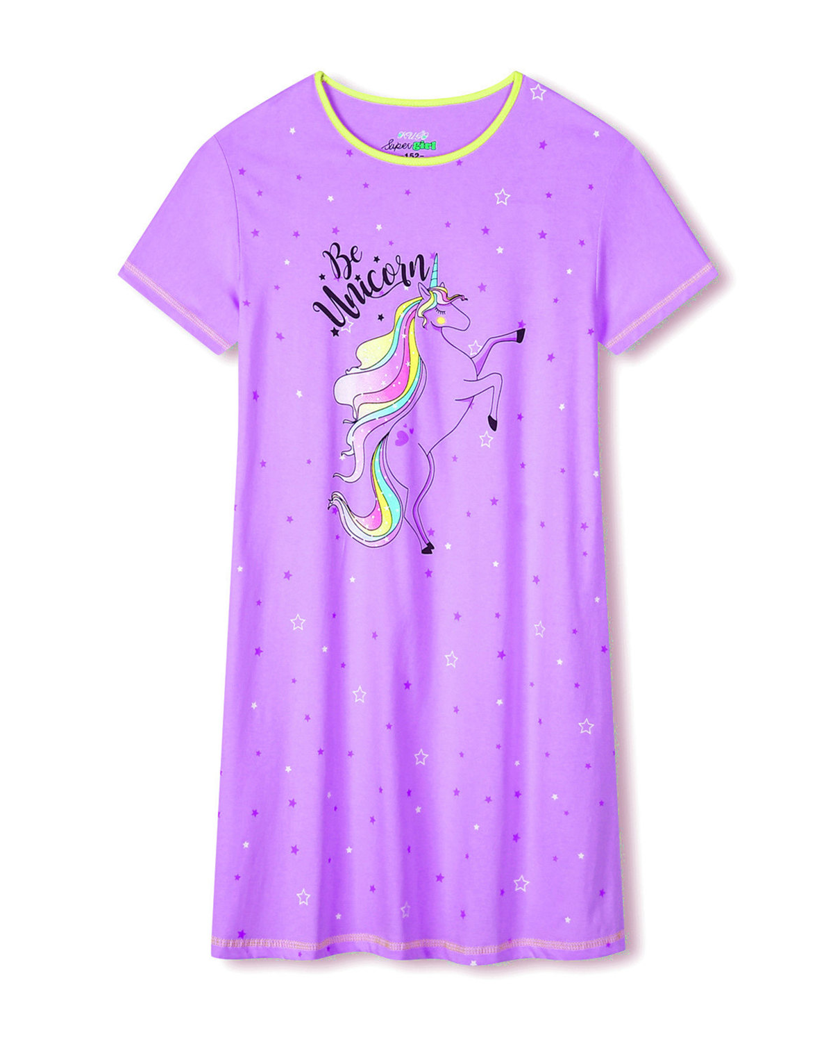 Dívčí noční košile - KUGO MN1769, fialková Barva: Fialková, Velikost: 146