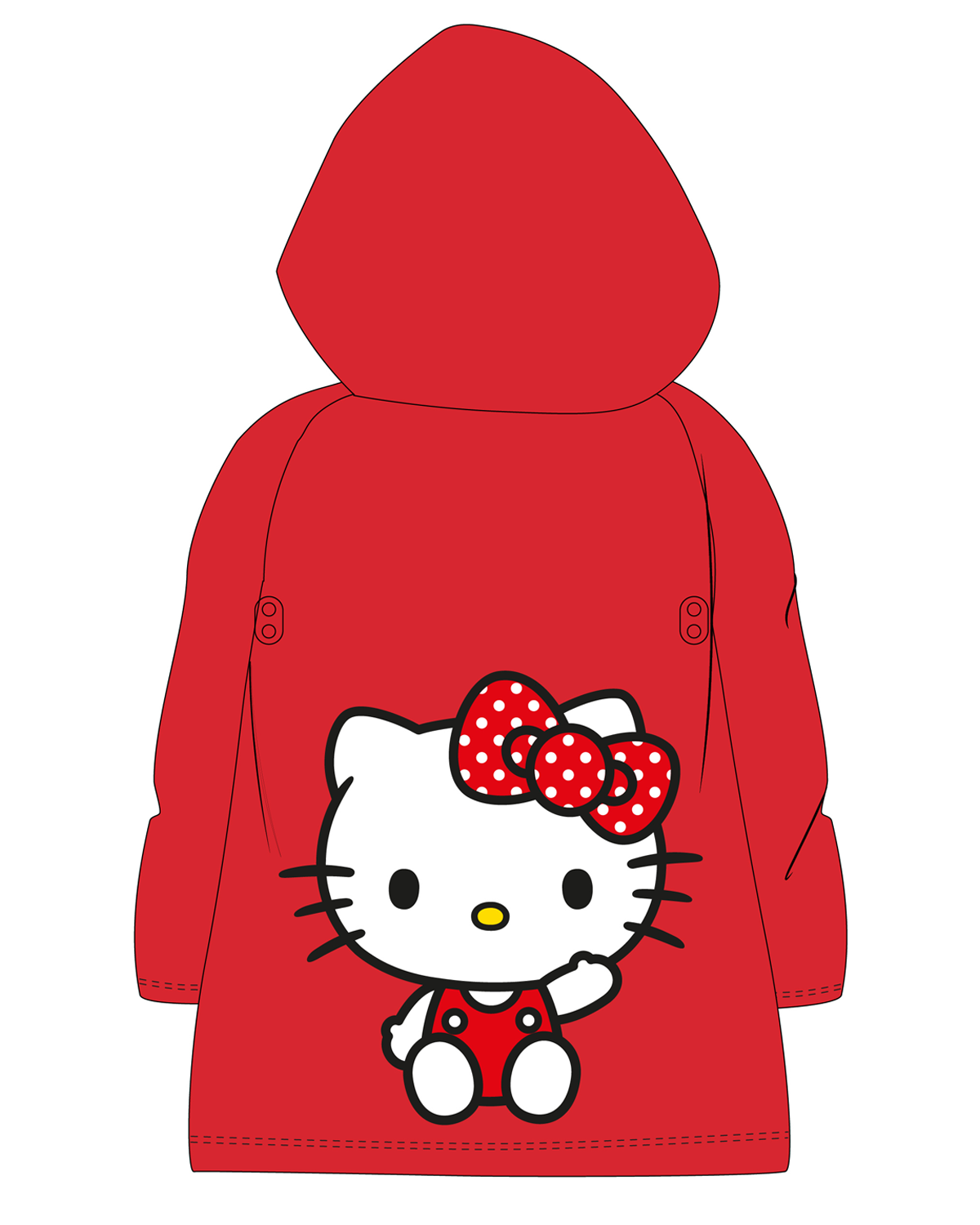 Levně Hello Kitty - licence Dívčí pláštěnka - Hello Kitty 52282328, červená Barva: Červená