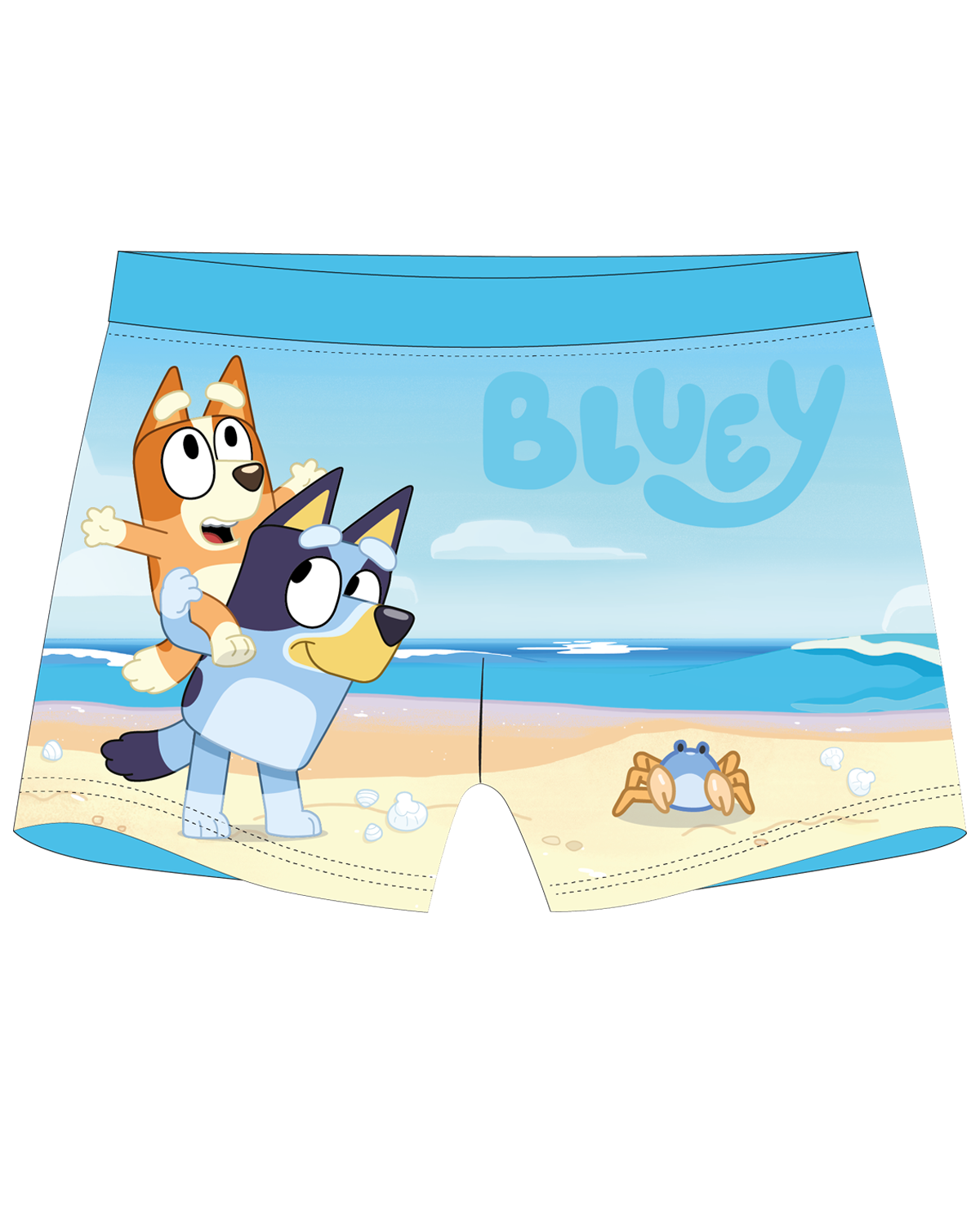 Bluey - licence Chlapecké koupací boxerky - Bluey 5244001, světle modrá Barva: Modrá světle, Velikost: 98-104