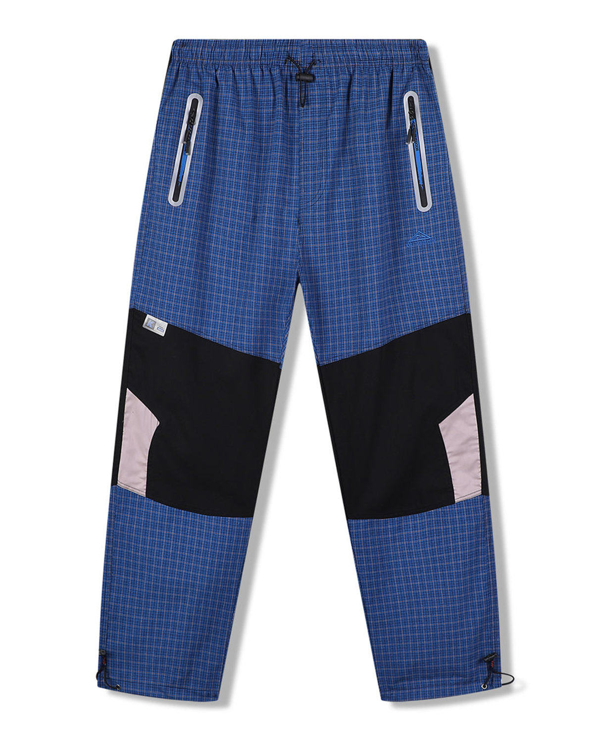 Pánské plátěné kalhoty - KUGO FK7610, modrá Barva: Modrá, Velikost: XXL