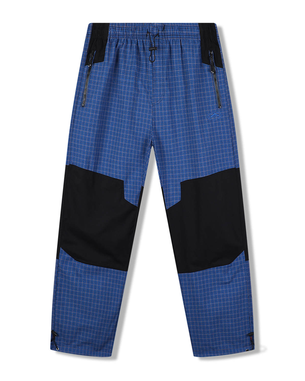 Pánské plátěné kalhoty - KUGO FK7611, modrá Barva: Modrá, Velikost: L