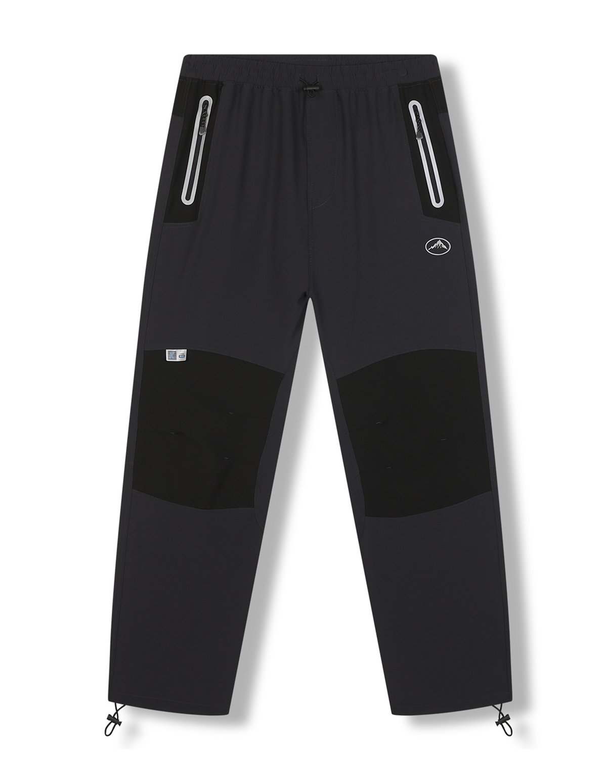 Pánské softshellové kalhoty - KUGO HK7588, tmavě šedá / černé kapsy Barva: Šedá, Velikost: XXL